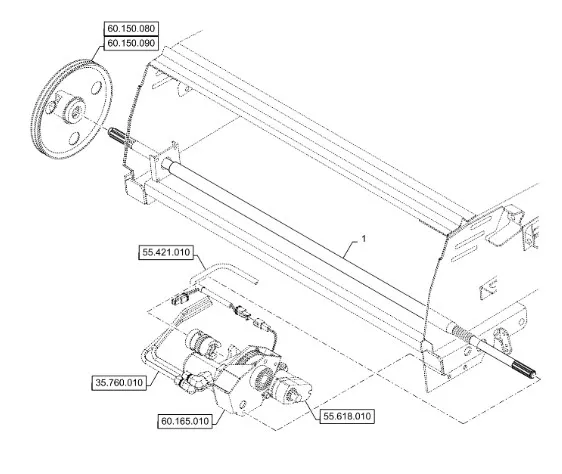 47685999 - Вал с шлицами