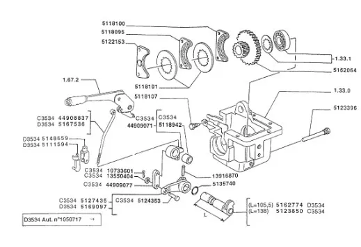 5122153 - Тормозная колодка
